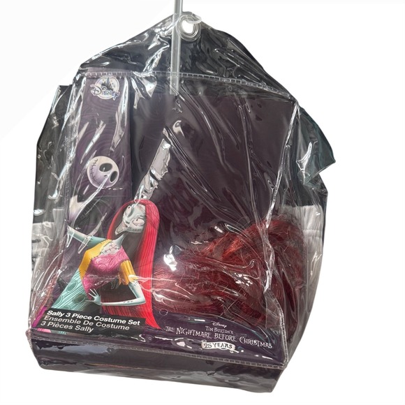 Disney Sally Nightmare Before Christmas Costume Dress Leggings Girls‎ 7/8 - Picture 9 of 11